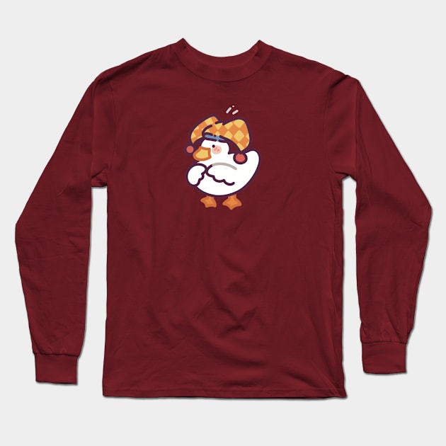 Joker duck Long Sleeve T-Shirt by Meil Can